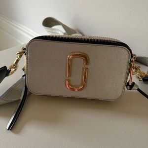 Marc Jacobs Gold/Silver The Snapshot Bag